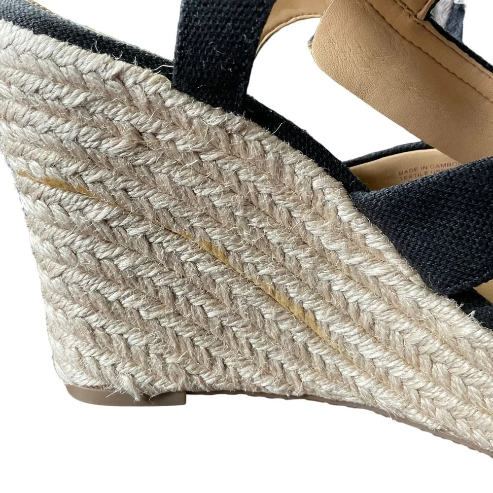 Michael Kors Black Berkley Wedge 7.5